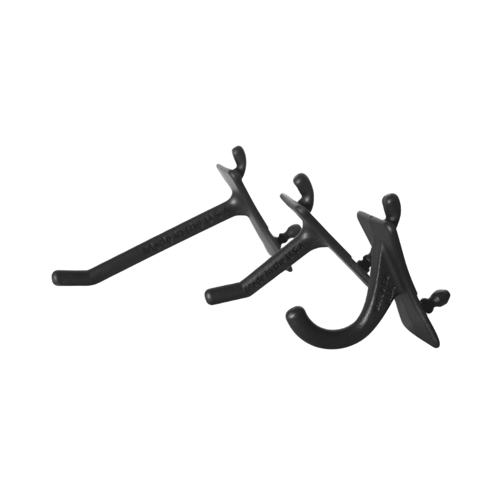 Multipack J, 1", 2" Hooks: 50 pk - Black - Metal/Thin image