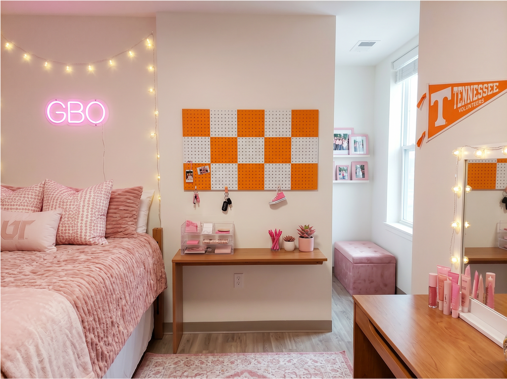 Orange and White Wall Tile Kit