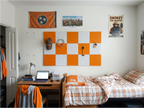 Orange and White Wall Tile Kit