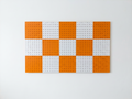Orange and White Wall Tile Kit