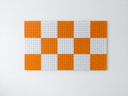 Orange and White Wall Tile Kit
